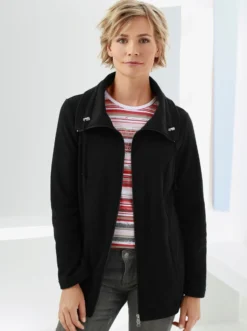 Fleecejacke mit 2-Wege-Reißverschluss