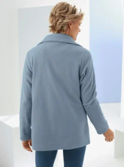 Fleecejacke mit 2-Wege-Reißverschluss
