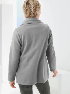 Fleecejacke mit 2-Wege-Reißverschluss