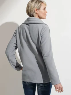 Fleecejacke mit 2-Wege-Reißverschluss