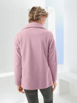 Fleecejacke mit 2-Wege-Reißverschluss
