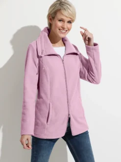 Fleecejacke mit 2-Wege-Reißverschluss