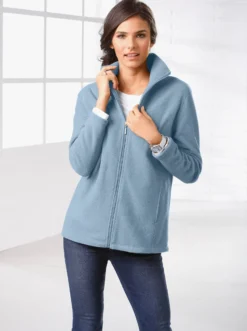 Fleecejacke mit zwei Taschen