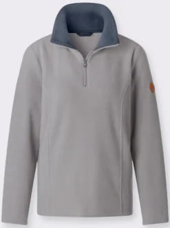 Fleeceshirt mit Reißverschluss