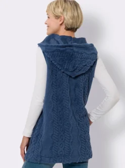 Fleeceweste aus Teddy-Fleece