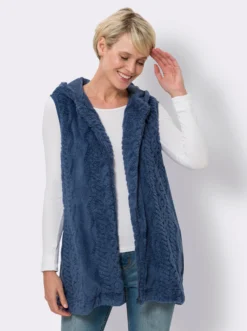 Fleeceweste aus Teddy-Fleece