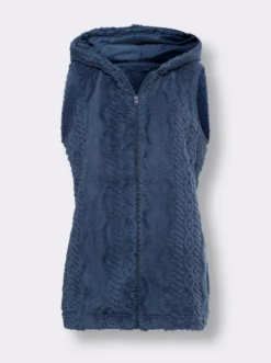 Fleeceweste aus Teddy-Fleece
