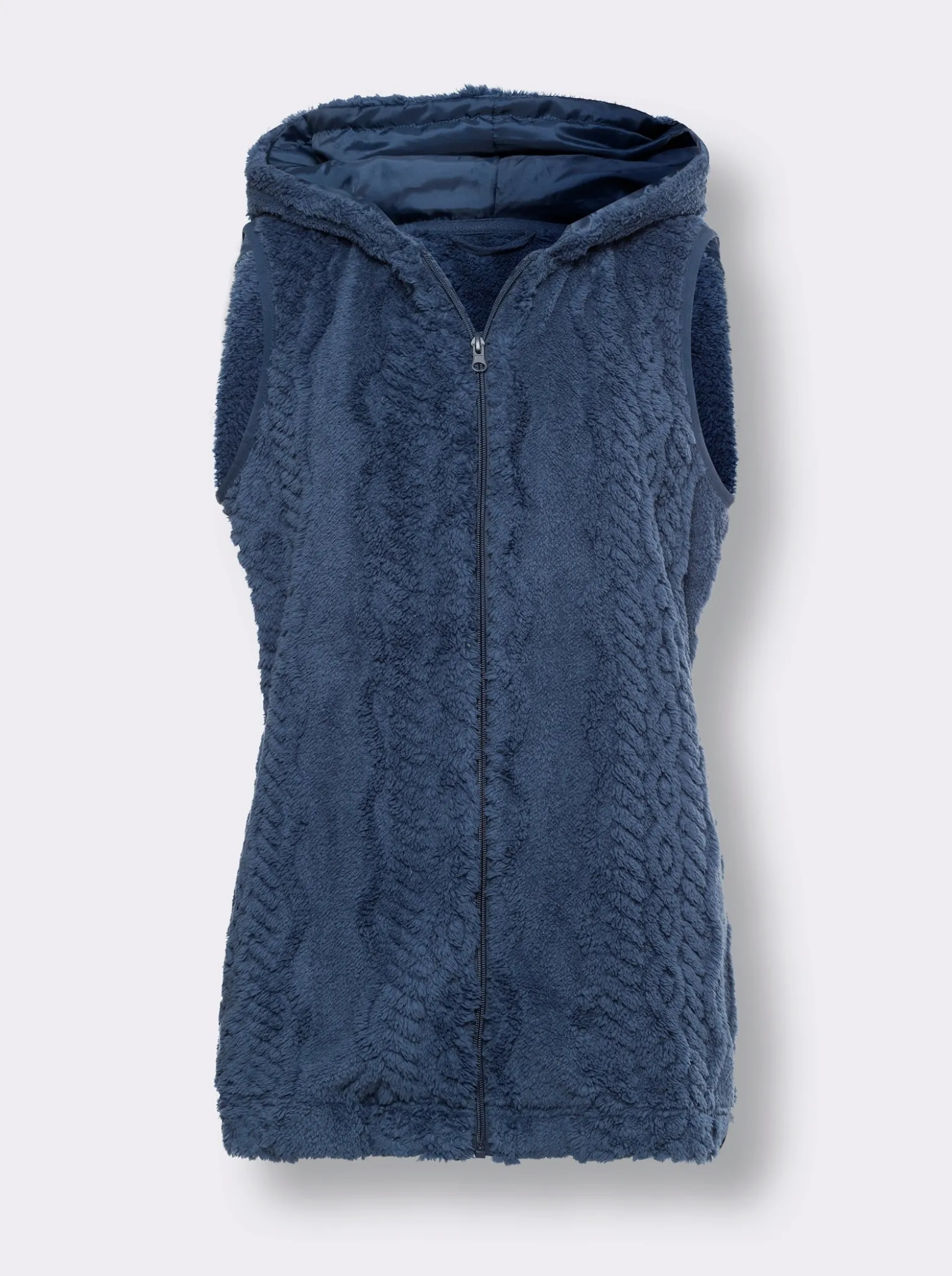 Fleeceweste aus Teddy-Fleece
