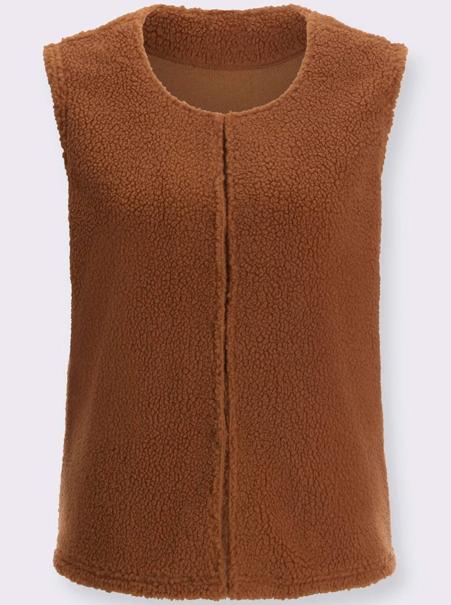 Fleeceweste mit Teddy-Fleece