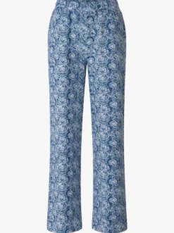 Freizeithose im floralen Dessin