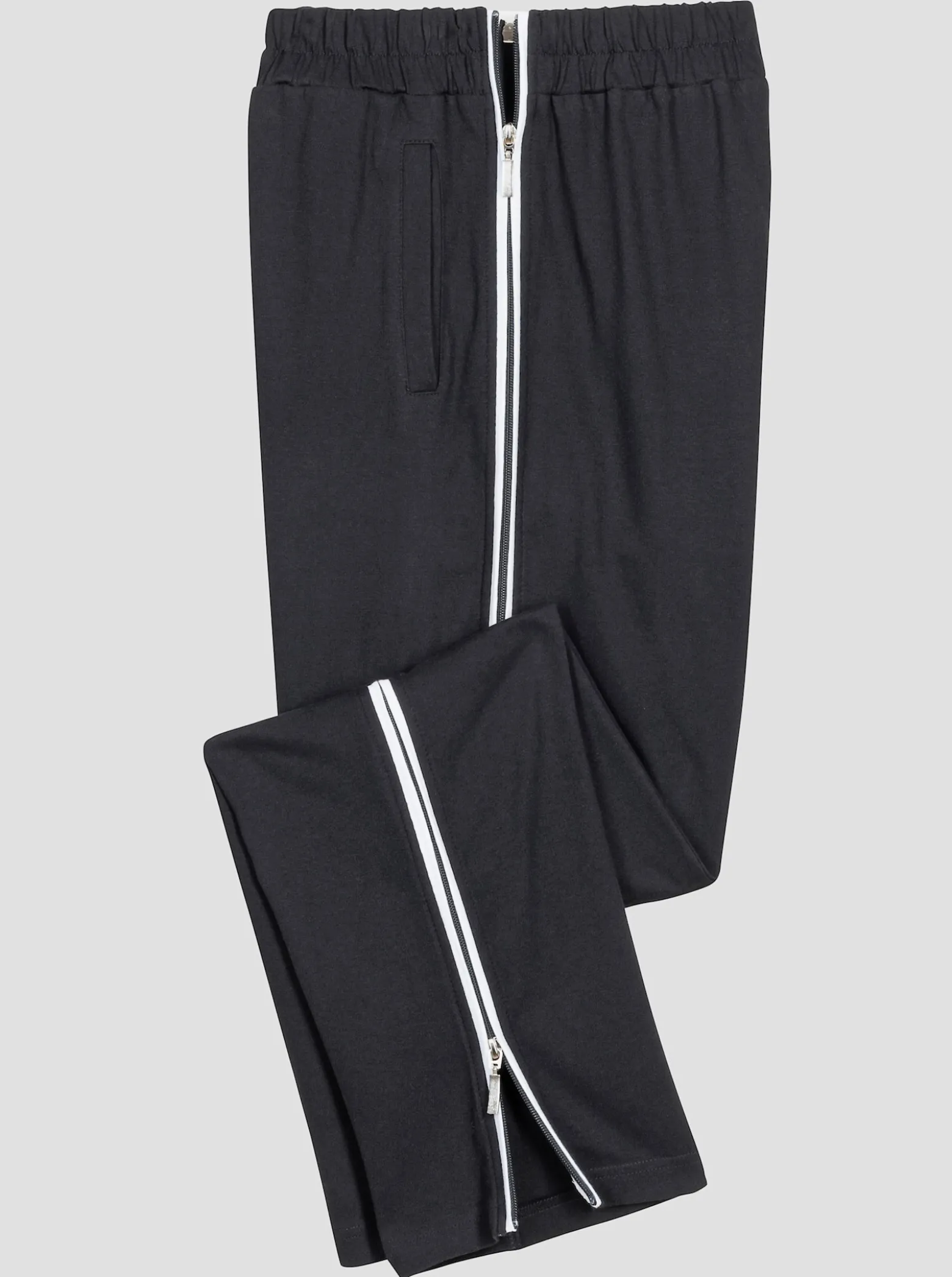 Freizeithose mit Bein-Zipper