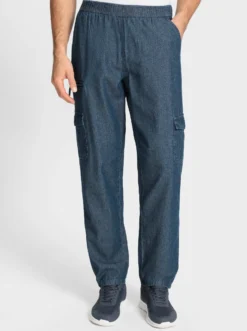 Freizeithose mit Cargo-Taschen