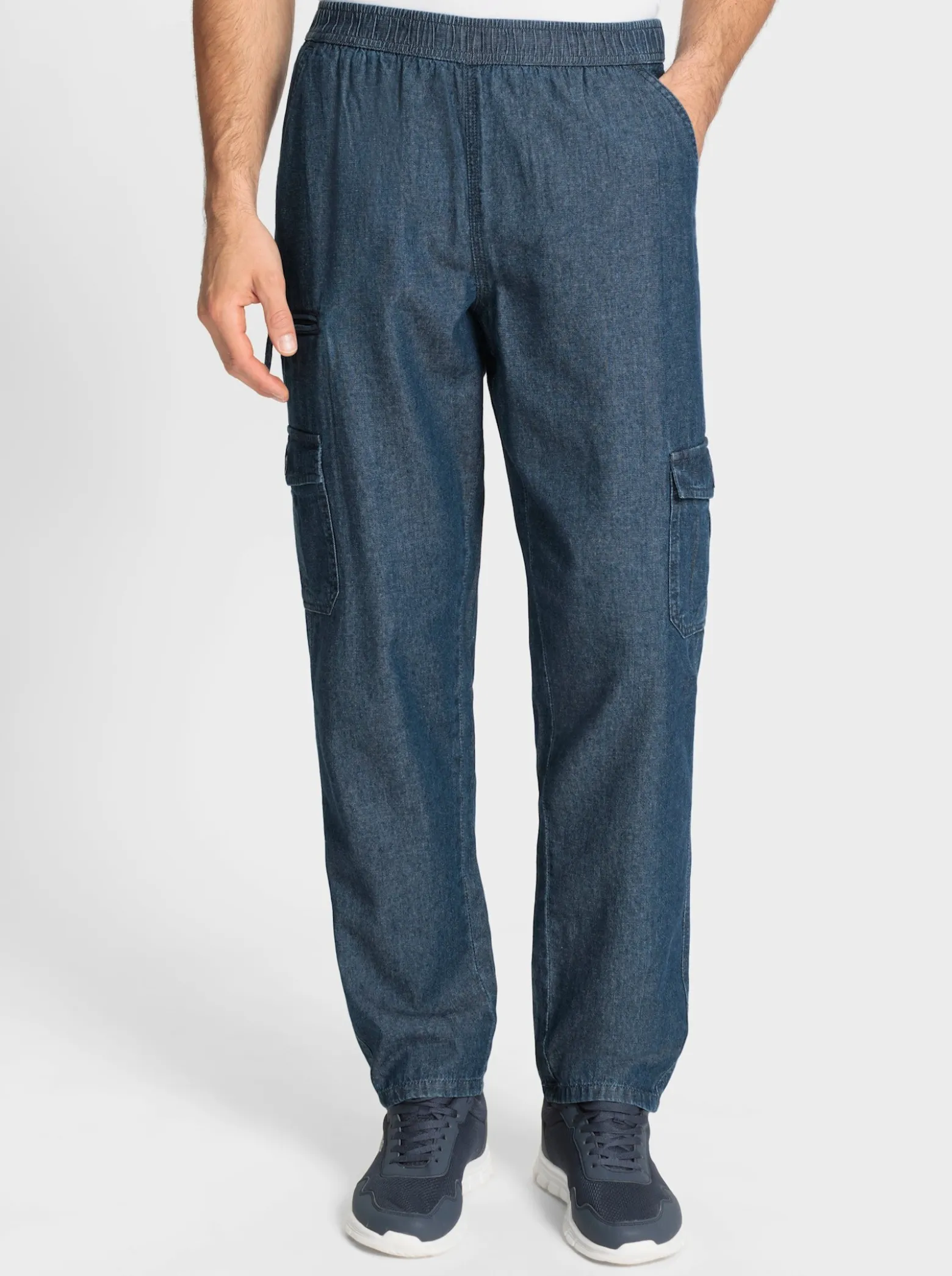 Freizeithose mit Cargo-Taschen