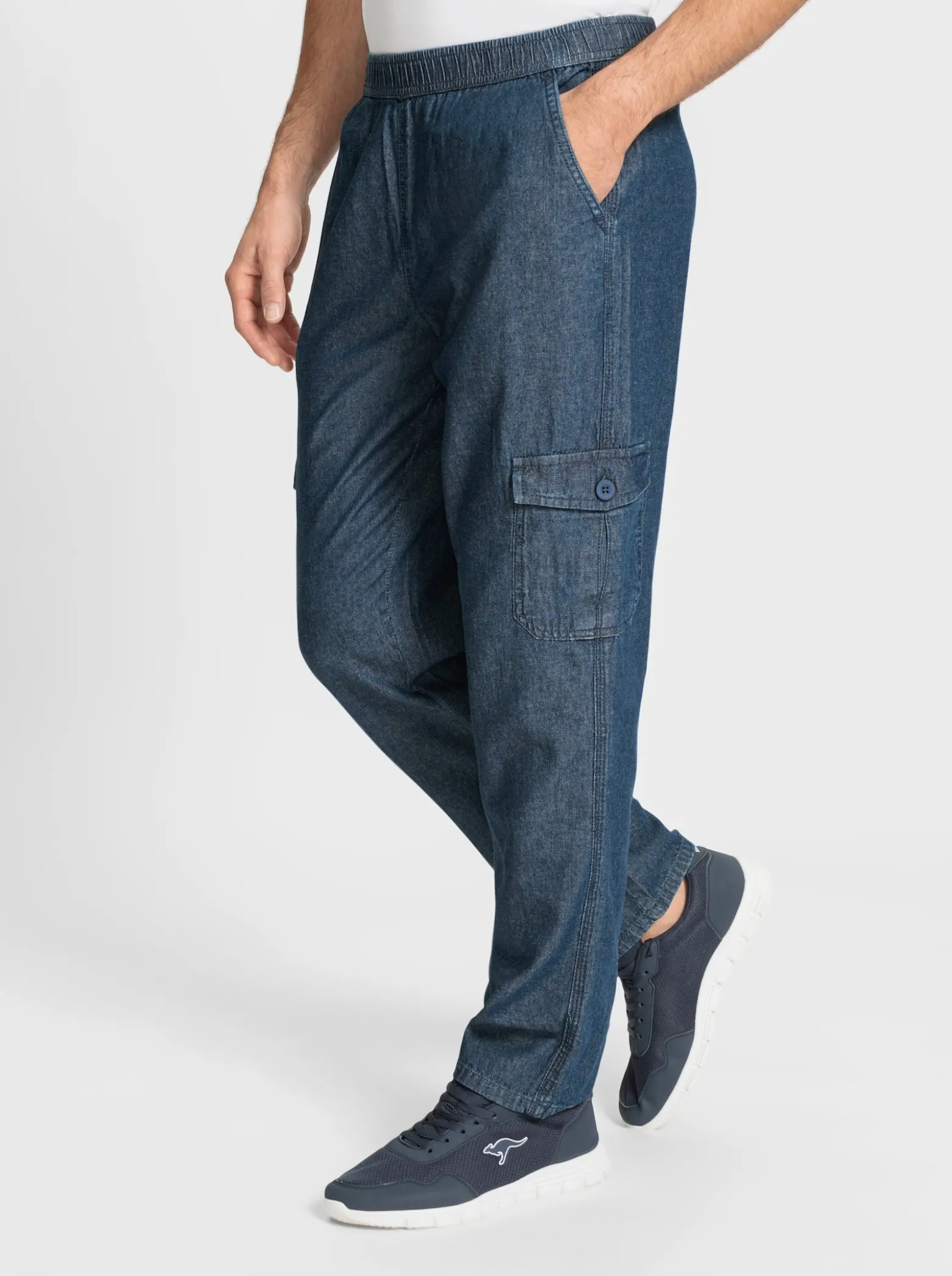 Freizeithose mit Cargo-Taschen