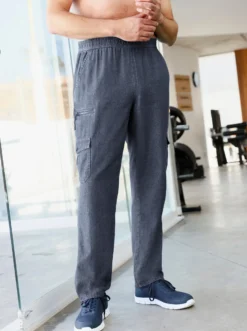 Freizeithose mit Cargo-Taschen