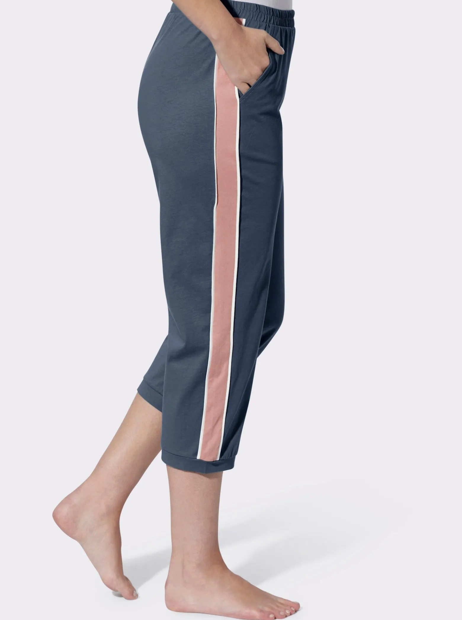Freizeithose mit Galonstreifen
