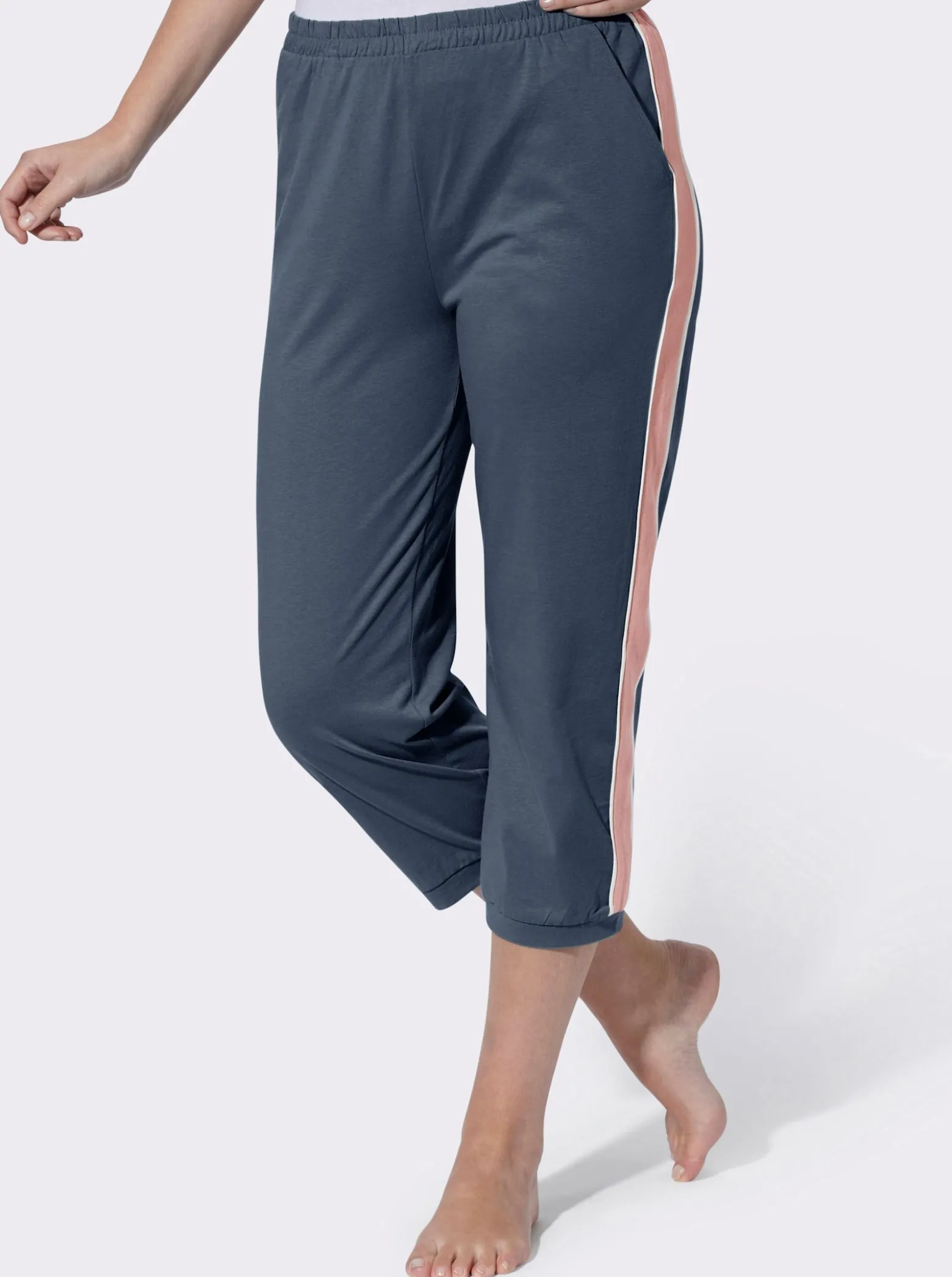 Freizeithose mit Galonstreifen