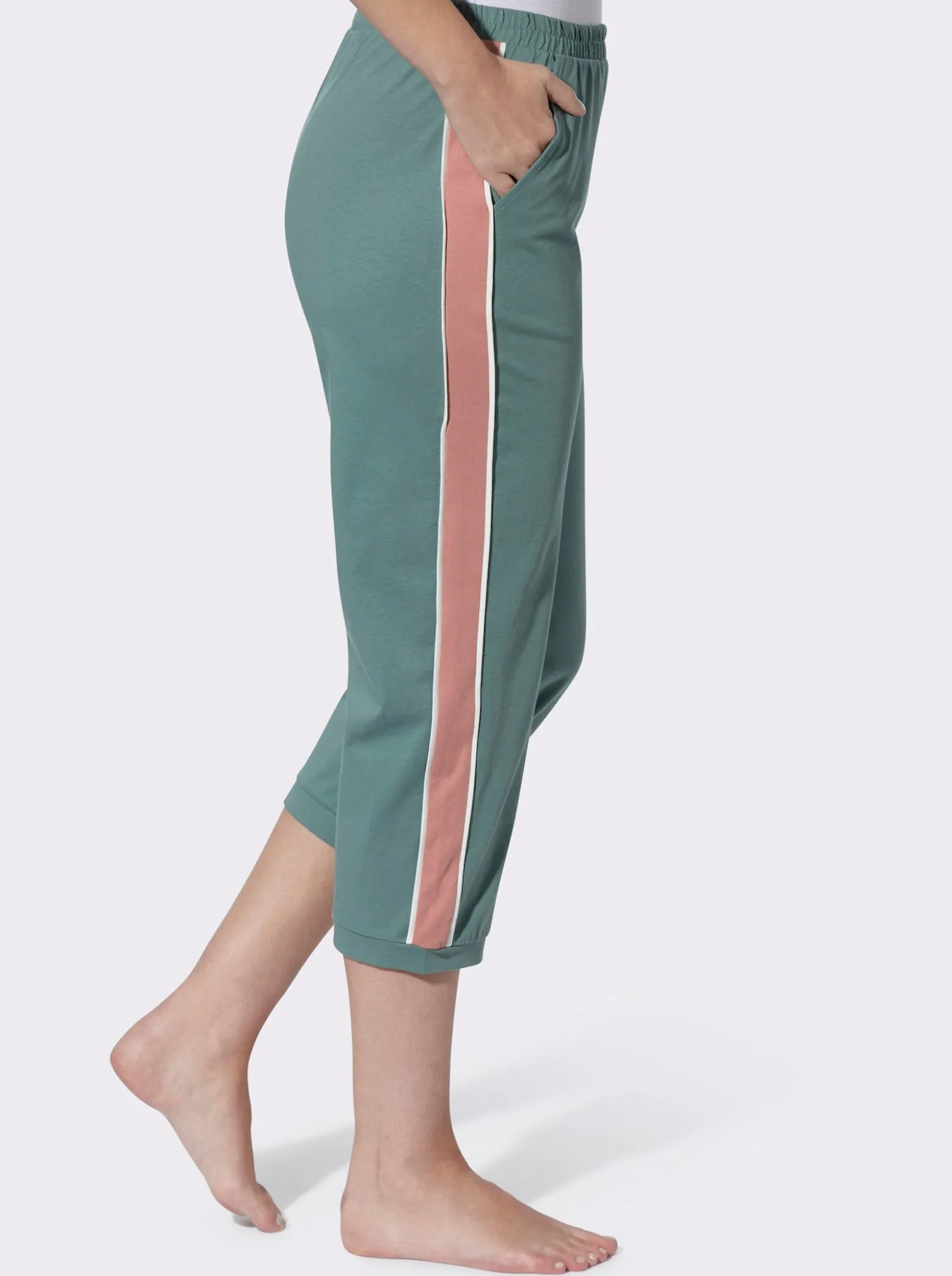 Freizeithose mit Galonstreifen