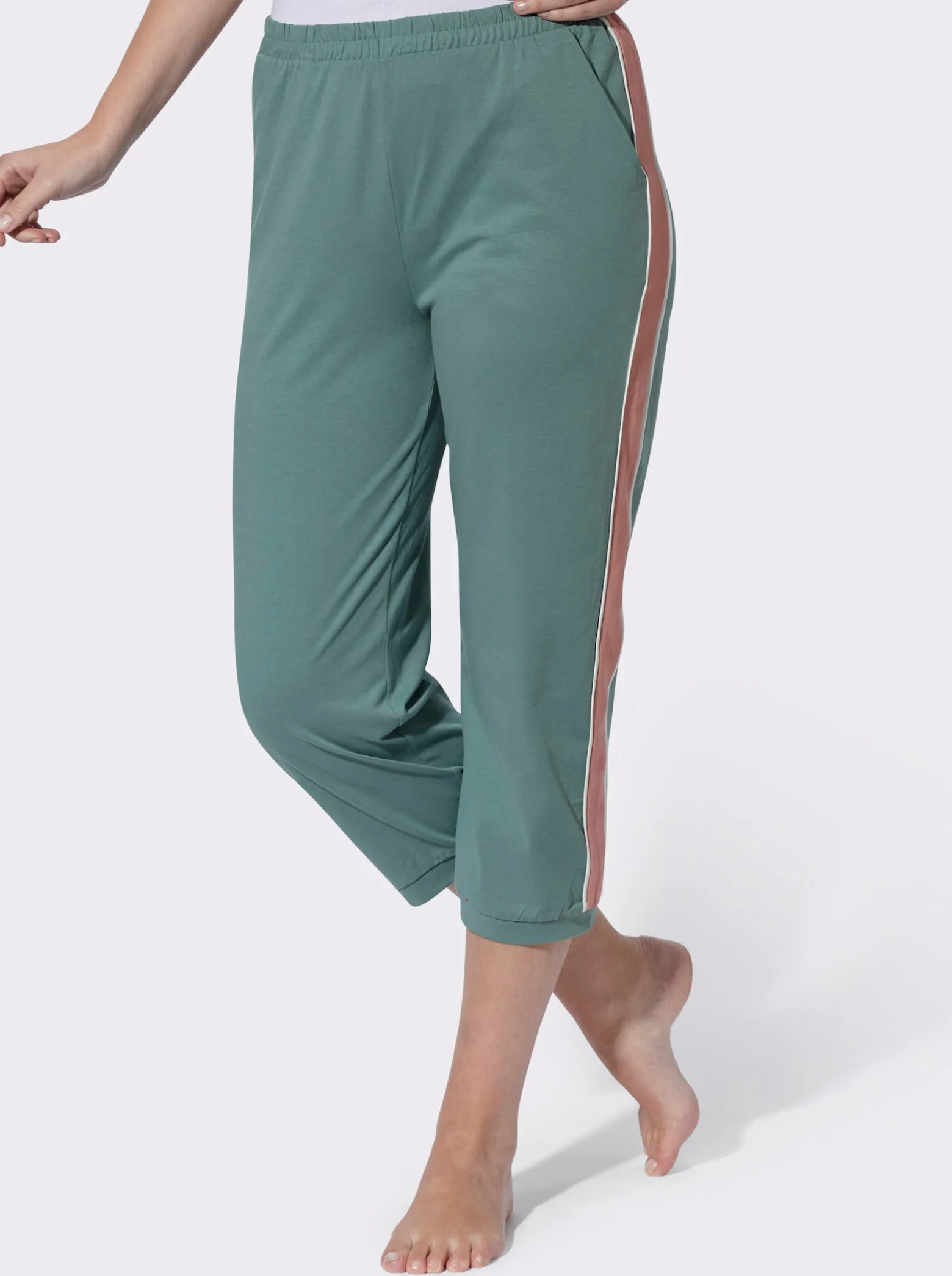 Freizeithose mit Galonstreifen