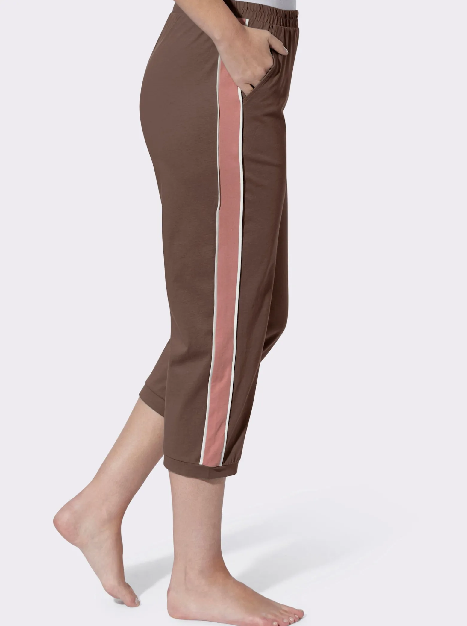 Freizeithose mit Galonstreifen