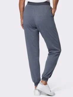 Freizeithose mit geripptem Dehnbund