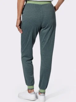 Freizeithose mit geripptem Dehnbund