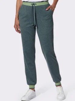 Freizeithose mit geripptem Dehnbund