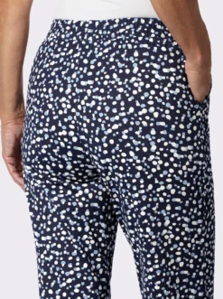 Freizeithose mit Grafik-Print