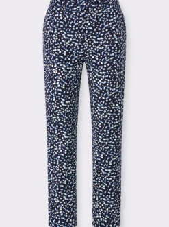Freizeithose mit Grafik-Print
