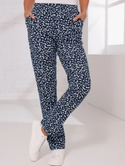 Freizeithose mit Grafik-Print