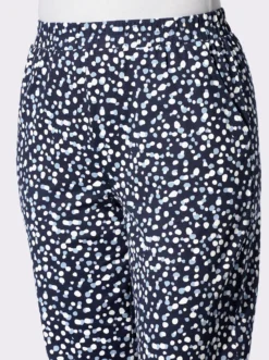 Freizeithose mit Grafik-Print