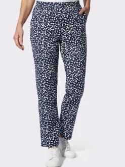 Freizeithose mit Grafik-Print