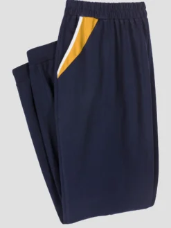 Freizeithose mit Kontrasteinsätzen