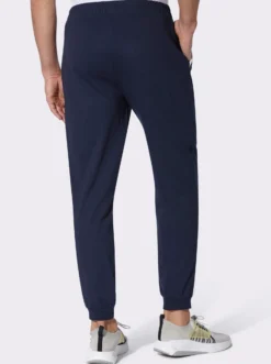 Freizeithose mit Kontrasteinsätzen