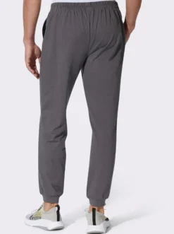 Freizeithose mit Kontrasteinsätzen