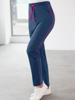 Freizeithose mit Kontrasten