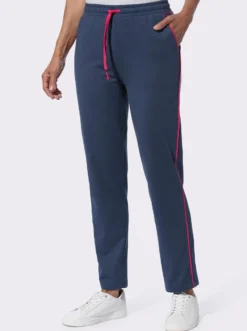 Freizeithose mit Kontrasten