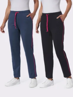 Freizeithose mit Kontrasten