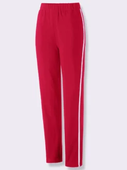 Freizeithose mit Kontraststreifen seitlich