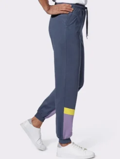 Freizeithose mit Kontraststreifen
