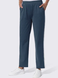 Freizeithose mit Kontraststreifen