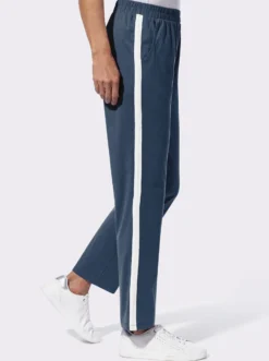 Freizeithose mit Kontraststreifen