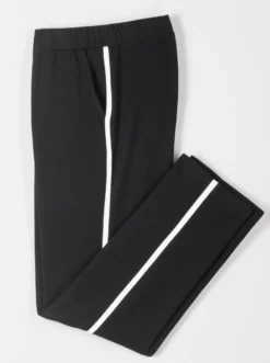 Freizeithose mit Kontraststreifen seitlich