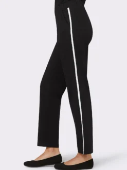 Freizeithose mit Kontraststreifen seitlich