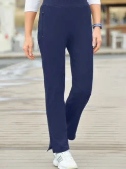 Freizeithose mit langem Reißverschluss seitlich