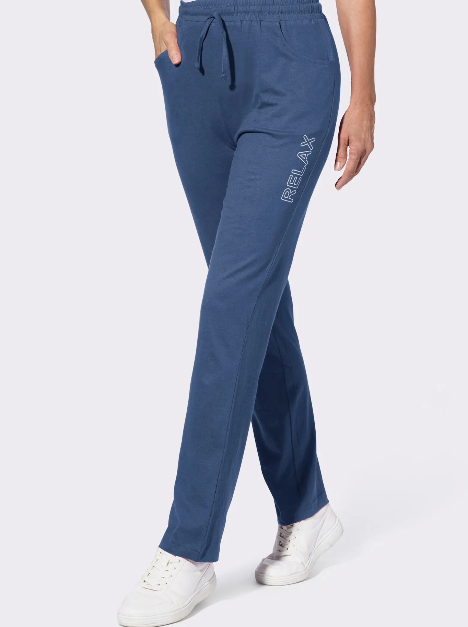 Freizeithose mit platziertem Druck
