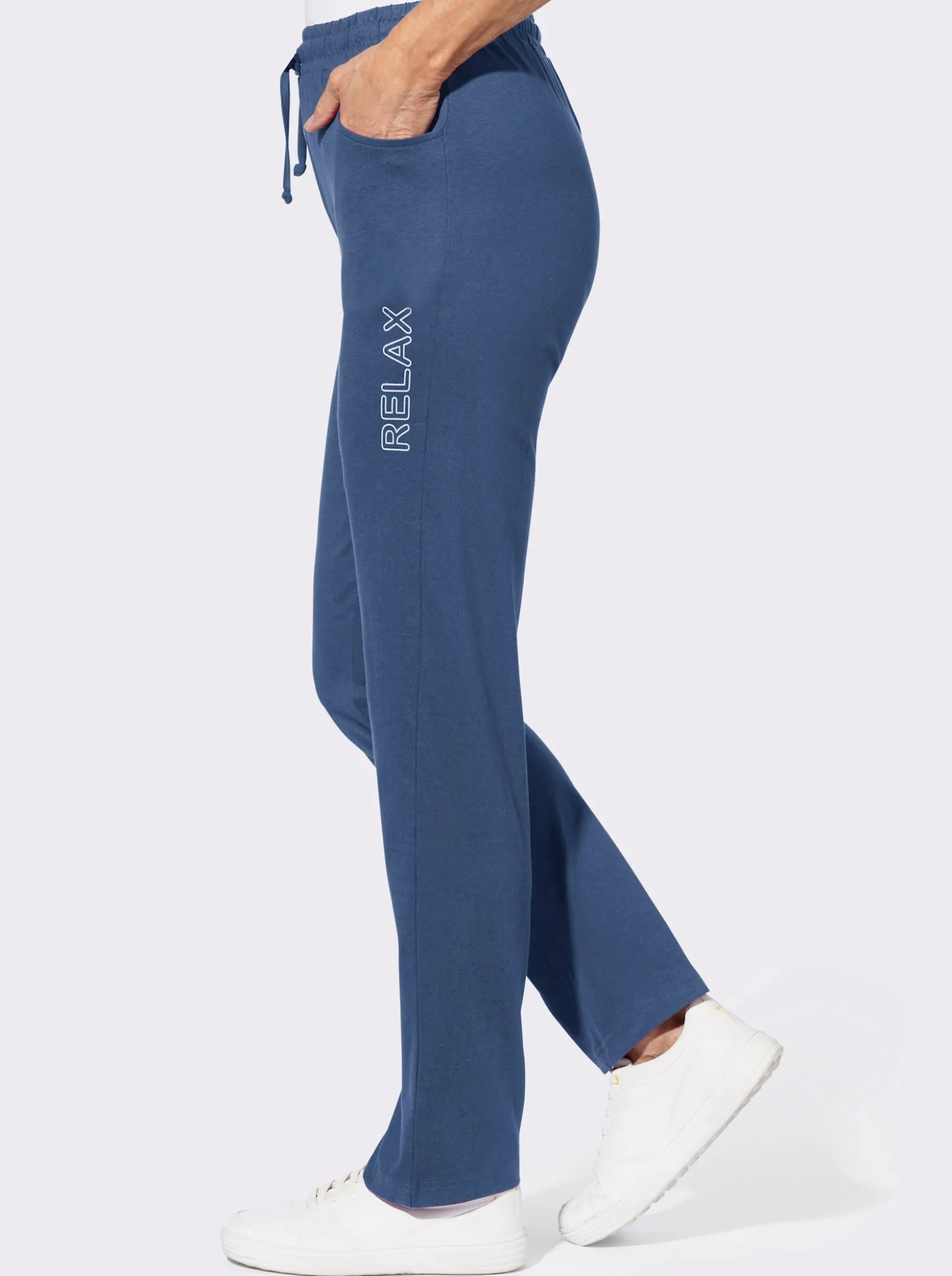 Freizeithose mit platziertem Druck