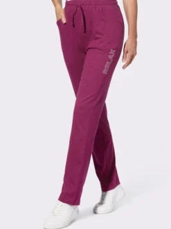 Freizeithose mit platziertem Druck