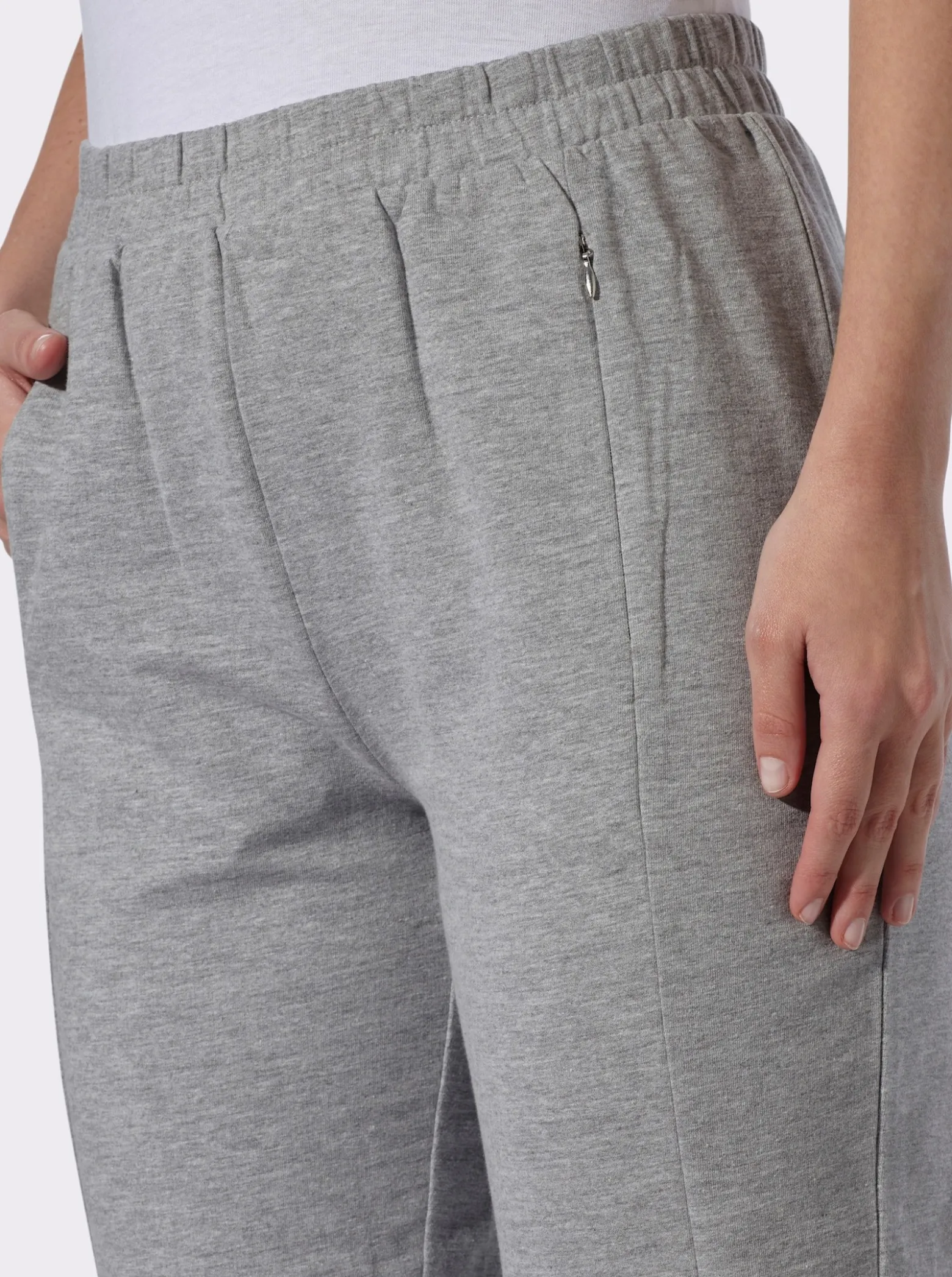 Freizeithose mit Reißverschluss-Taschen
