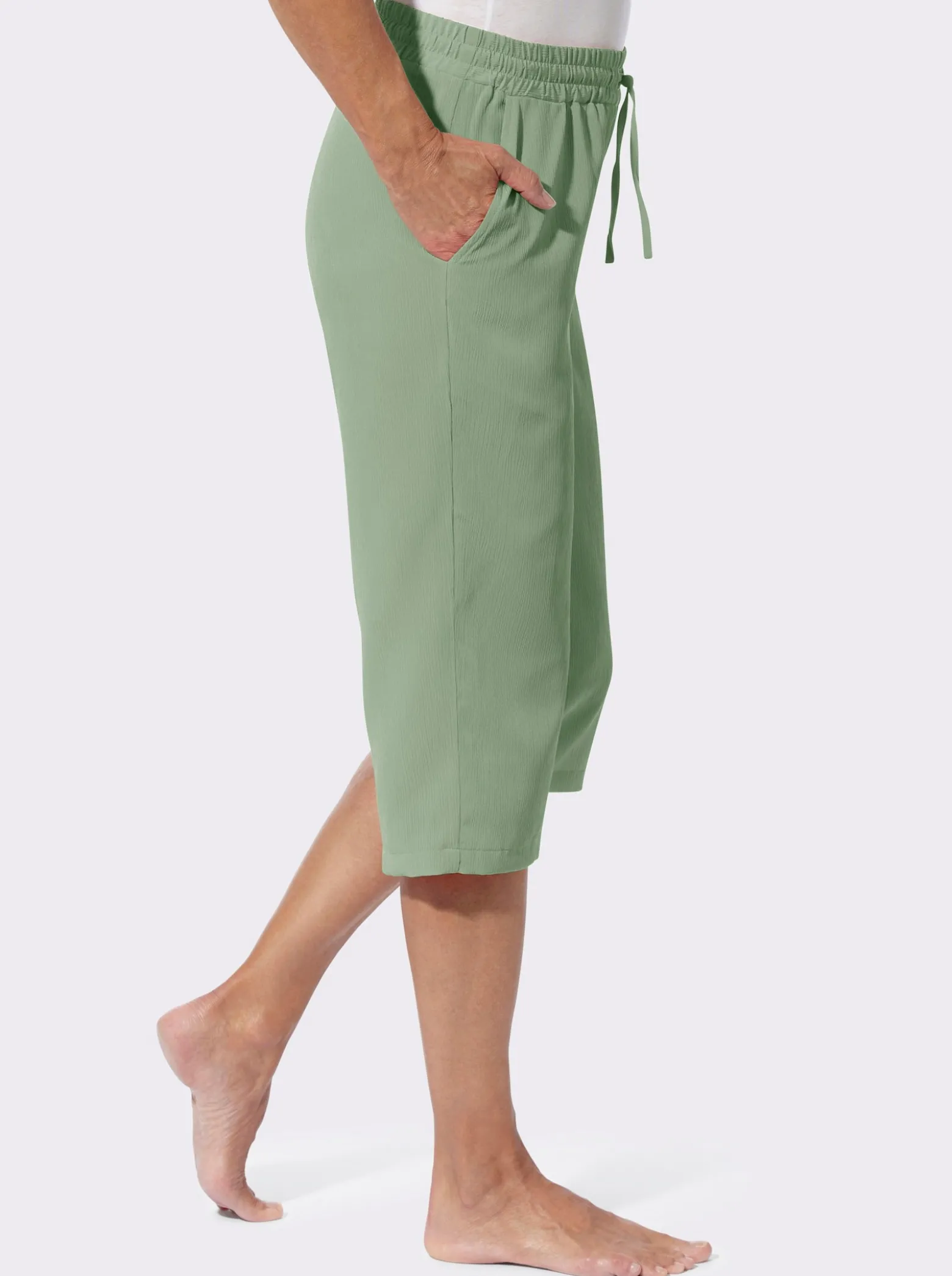 Freizeithose mit weiten Beinen